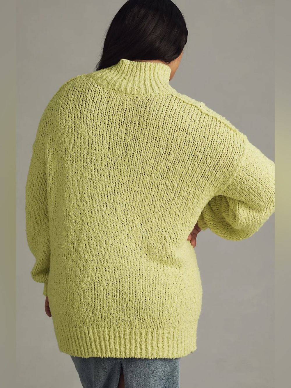 The Need-It Oversized Mock Neck Sweater - Picture 11 of 13